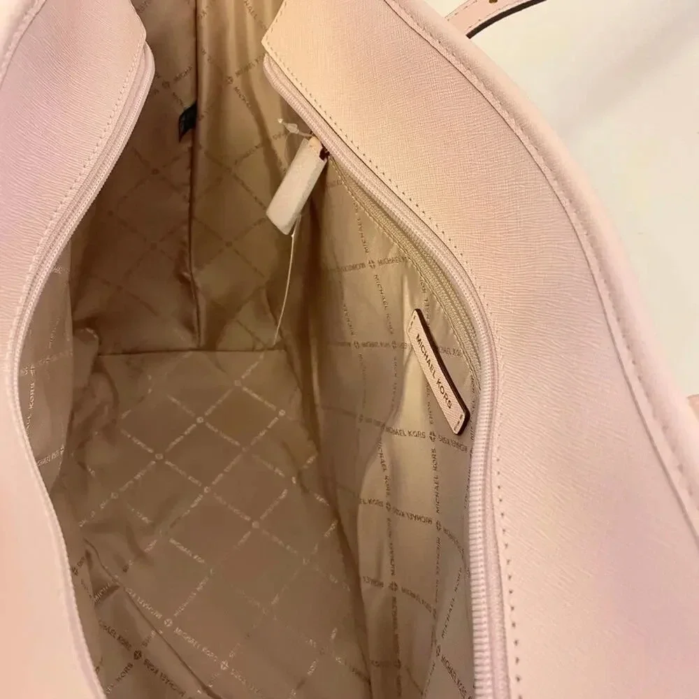 Michael Kors Purse Jet Set Travel Large Tote Leather - Picture 4 of 8